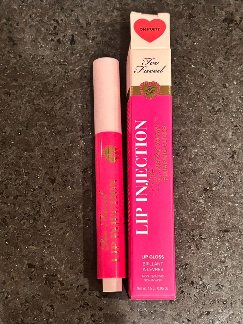 Too Faced Lip Injection Extreme Lip Gloss — Bright Pink